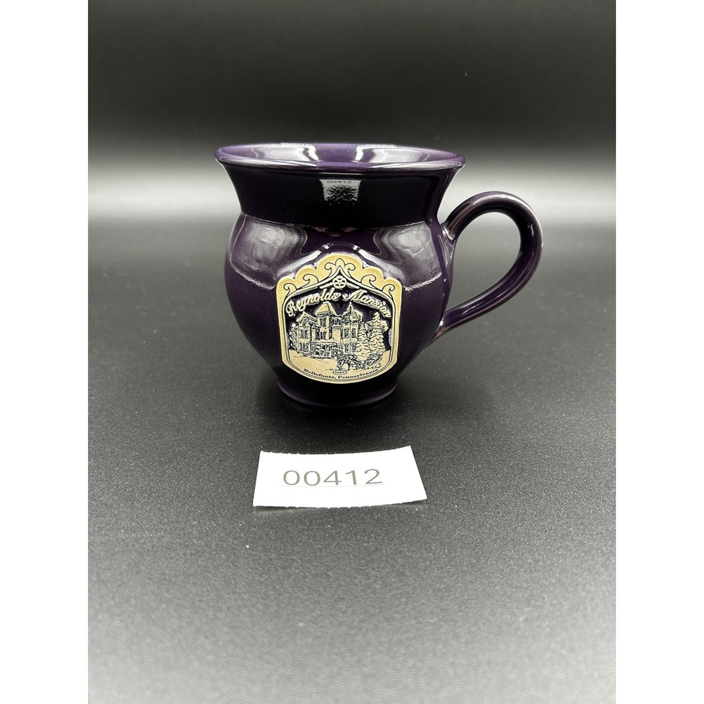 Deneen Pottery Reynolds Mansion Hand-Thrown Purple Stoneware Mug